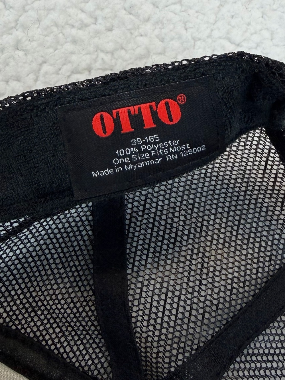 (NWOT) OTTO • Farmacy Black/White "Plants Over Pills" Trucker Hat, OS - Picture 9 of 11